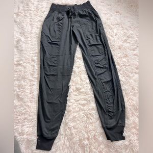 Women’s gray Lululemon dance studio joggers